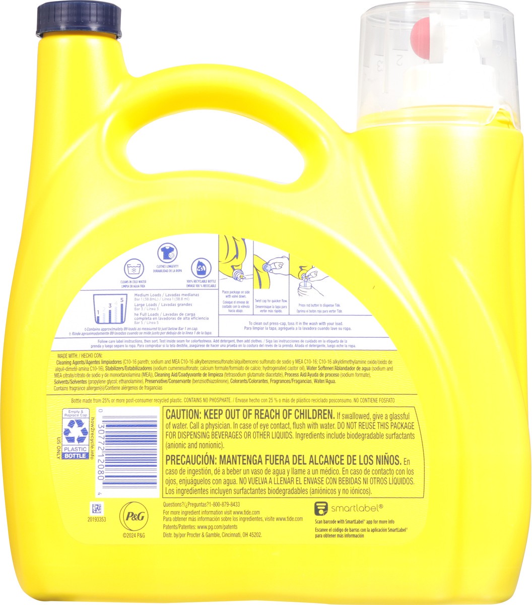 slide 8 of 13, Tide Simply All in One Berry Blossom Detergent 117 fl oz, 117 fl oz