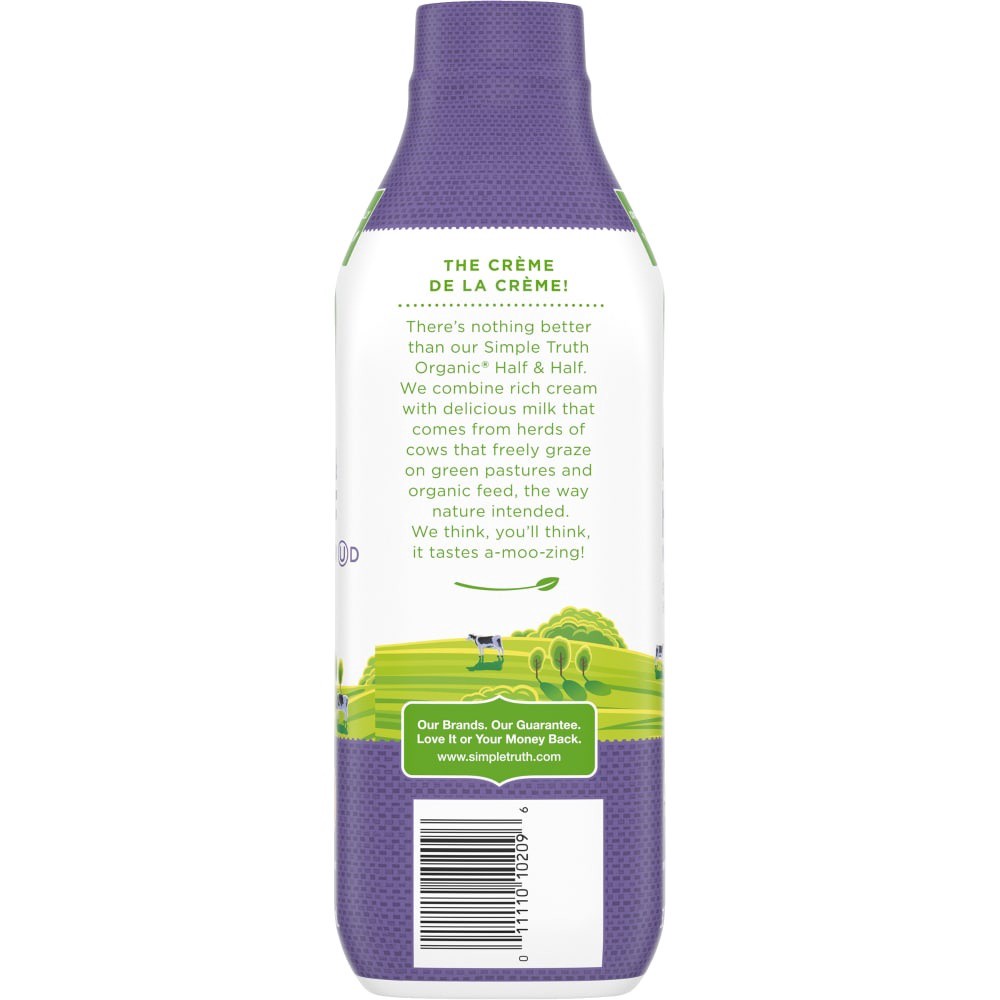 slide 1 of 3, Simple Truth Organic Half & Half, 32 fl oz