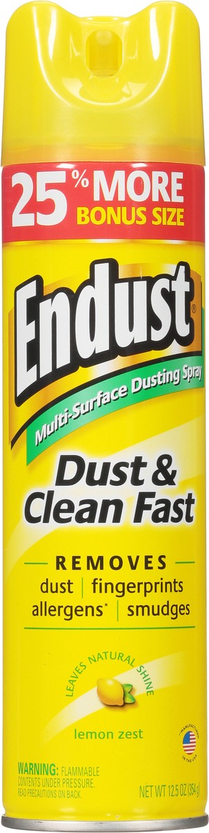 slide 4 of 13, Endust Lemon Zest Multi-Surface Dusting Spray 12.5 oz, 12.5 oz
