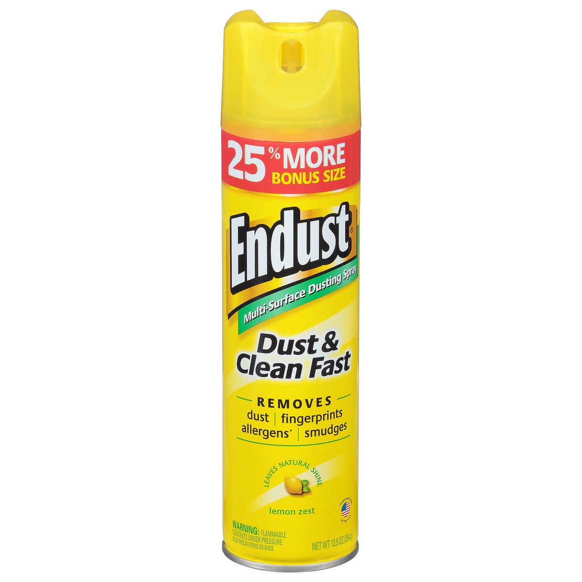 slide 7 of 13, Endust Lemon Zest Multi-Surface Dusting Spray 12.5 oz, 12.5 oz