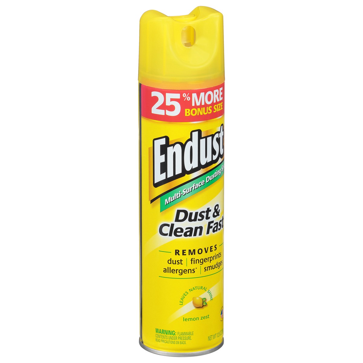 slide 9 of 13, Endust Lemon Zest Multi-Surface Dusting Spray 12.5 oz, 12.5 oz