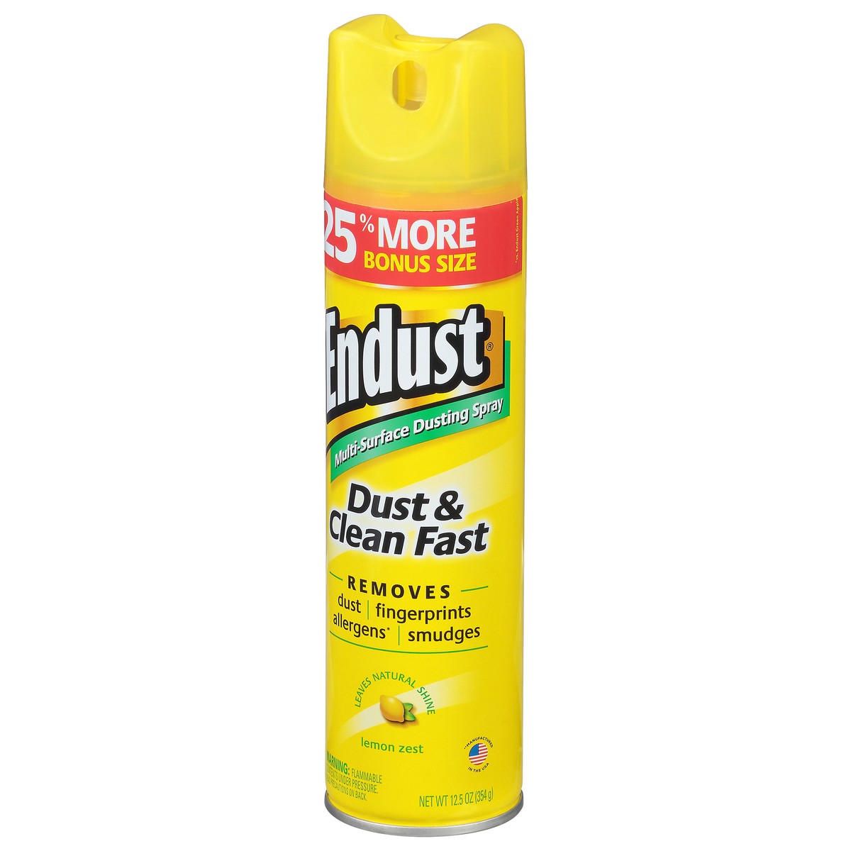 slide 10 of 13, Endust Lemon Zest Multi-Surface Dusting Spray 12.5 oz, 12.5 oz