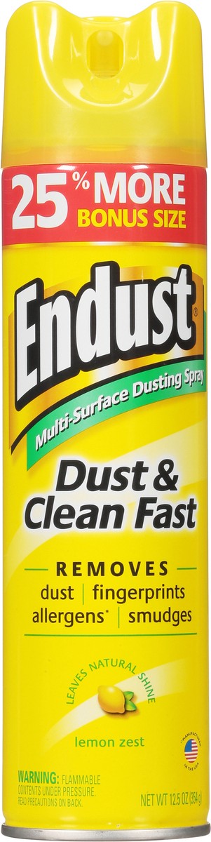 slide 1 of 13, Endust Lemon Zest Multi-Surface Dusting Spray 12.5 oz, 12.5 oz