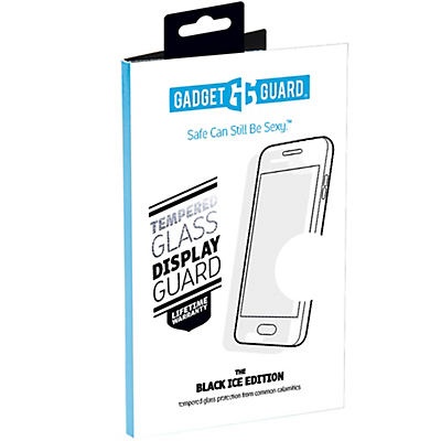 slide 1 of 1, Gadget Guard Black Ice Tempered Glass Screen Guard, 1 ct