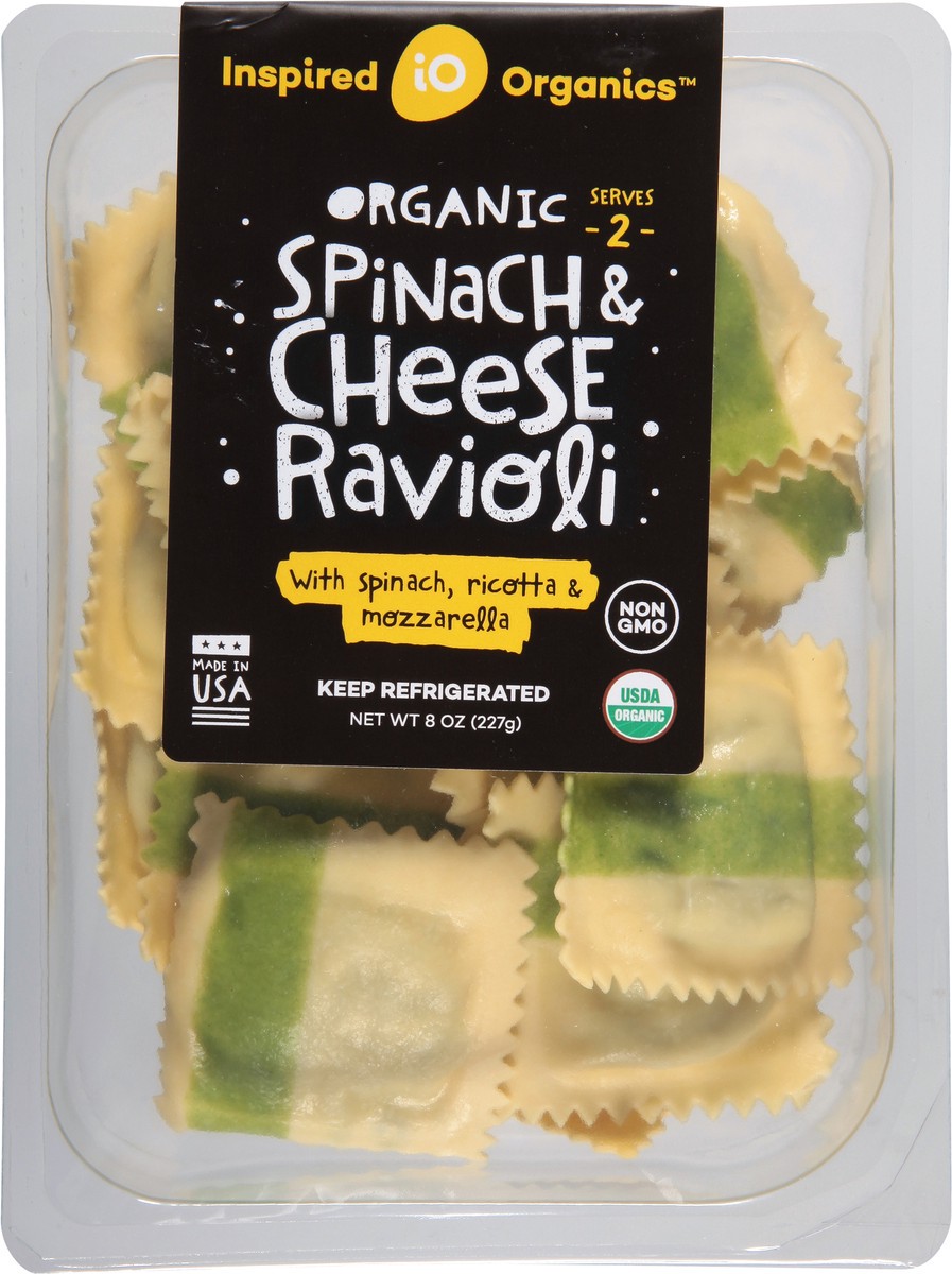 slide 6 of 9, Inspired Organics Organic Spinach & Cheese Ravioli, 8 oz