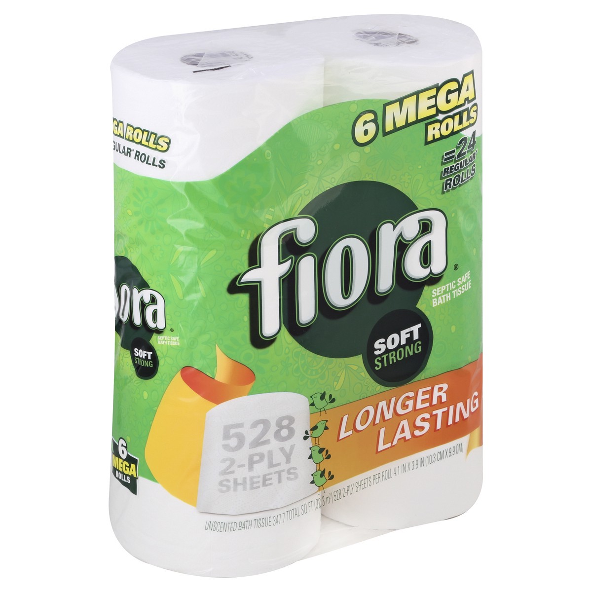 slide 4 of 5, Fiora Bath Tissue 6 ea, 6 ct