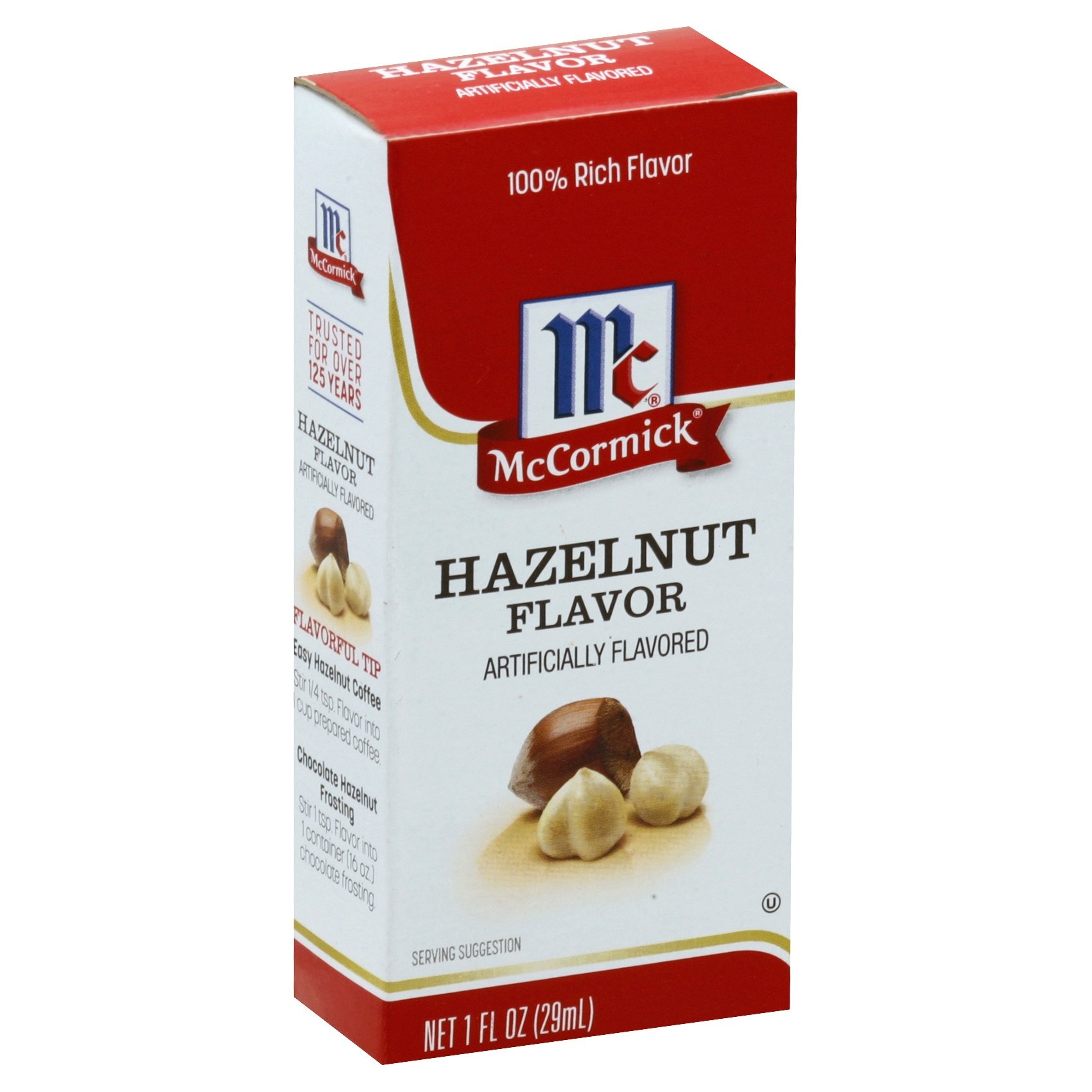 slide 1 of 7, McCormick Imitation Hazelnut Flavor, 1 fl oz