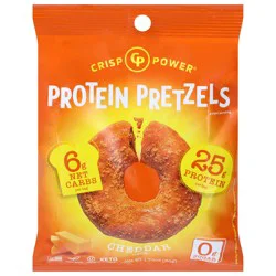 Protein Power Cheddar Flavor Protein Pretzels 1.75 oz