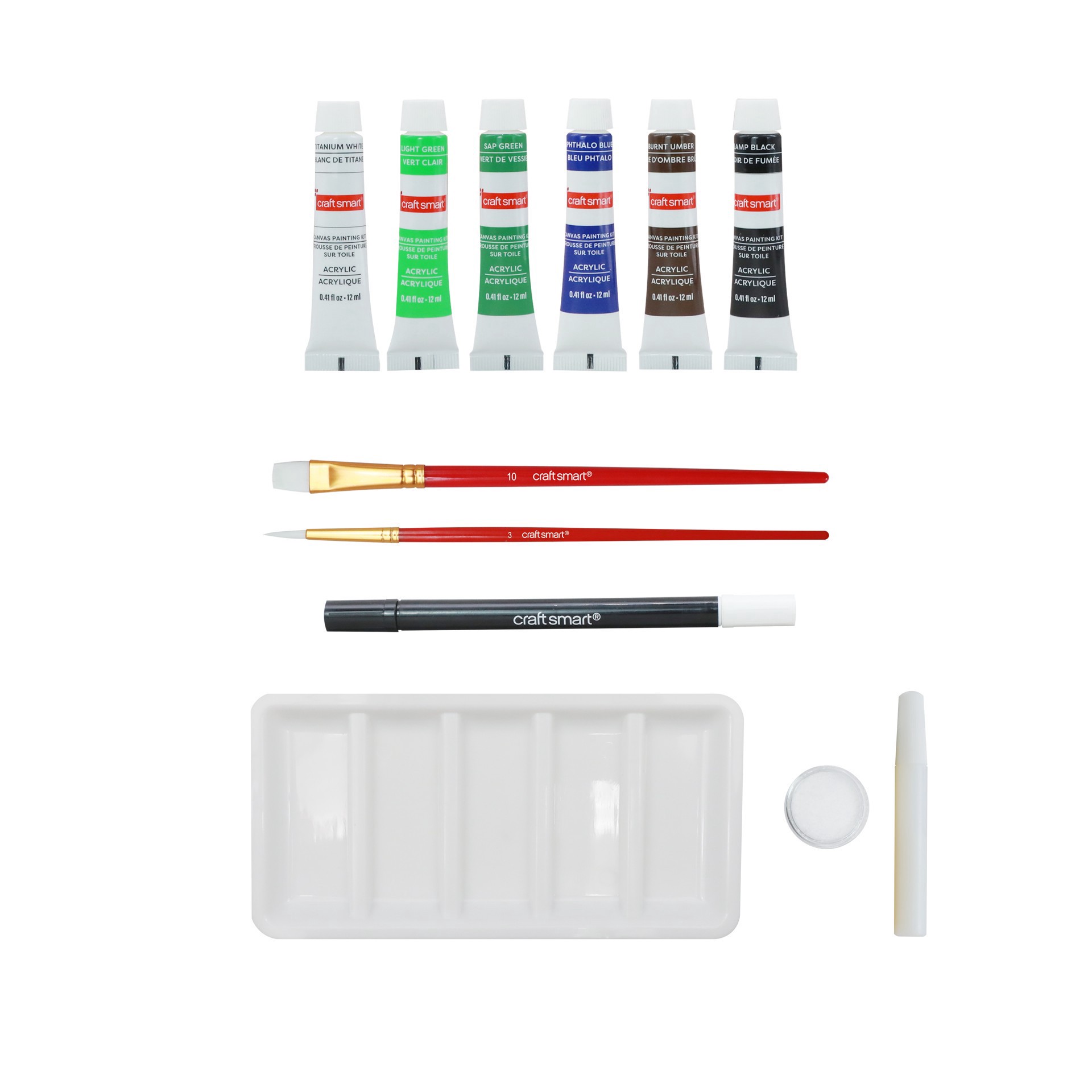 slide 2 of 5, 8" X 10" Waterfall Canvas Painting Kit By Craft Smart, 8 in x 10 in