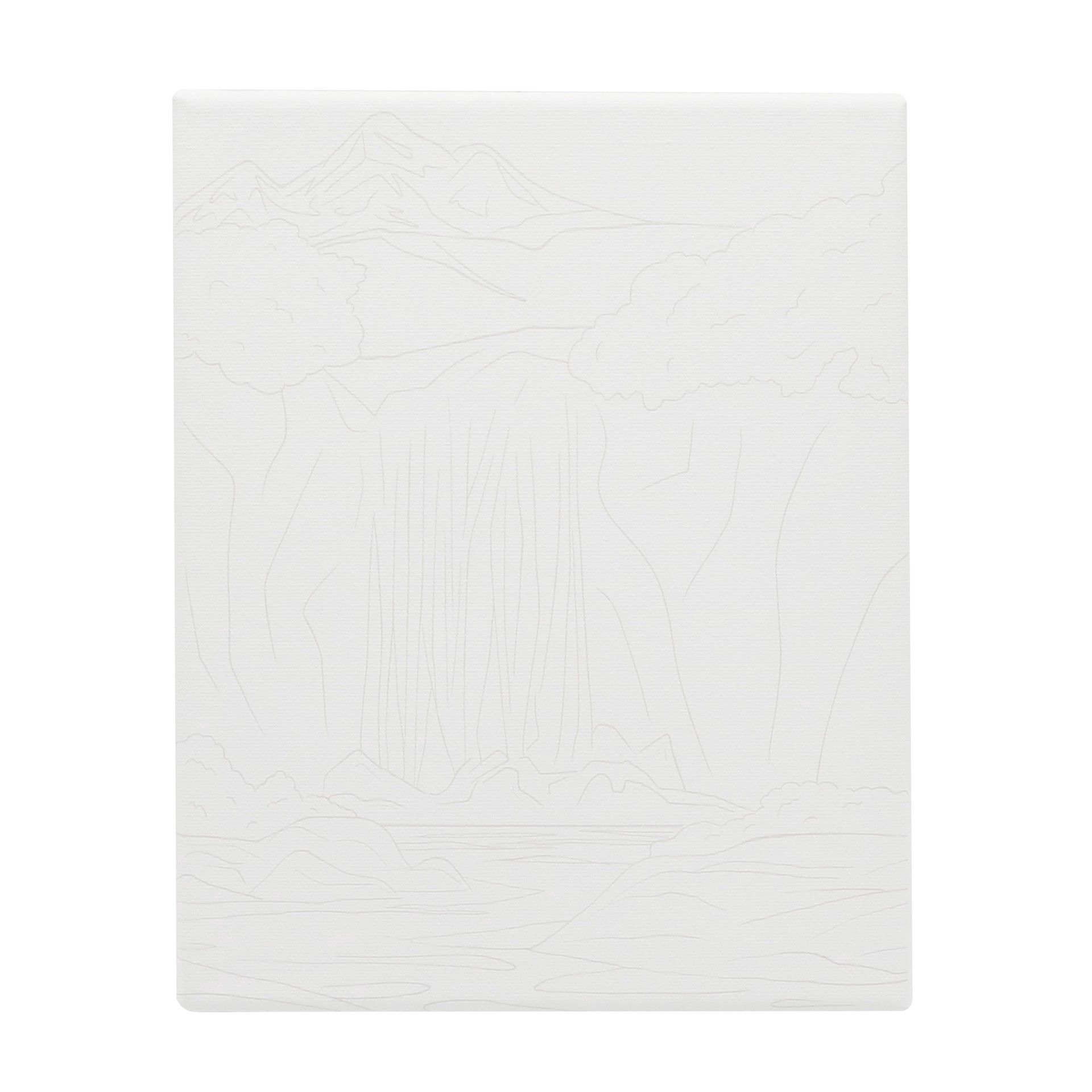 slide 4 of 5, 8" X 10" Waterfall Canvas Painting Kit By Craft Smart, 8 in x 10 in