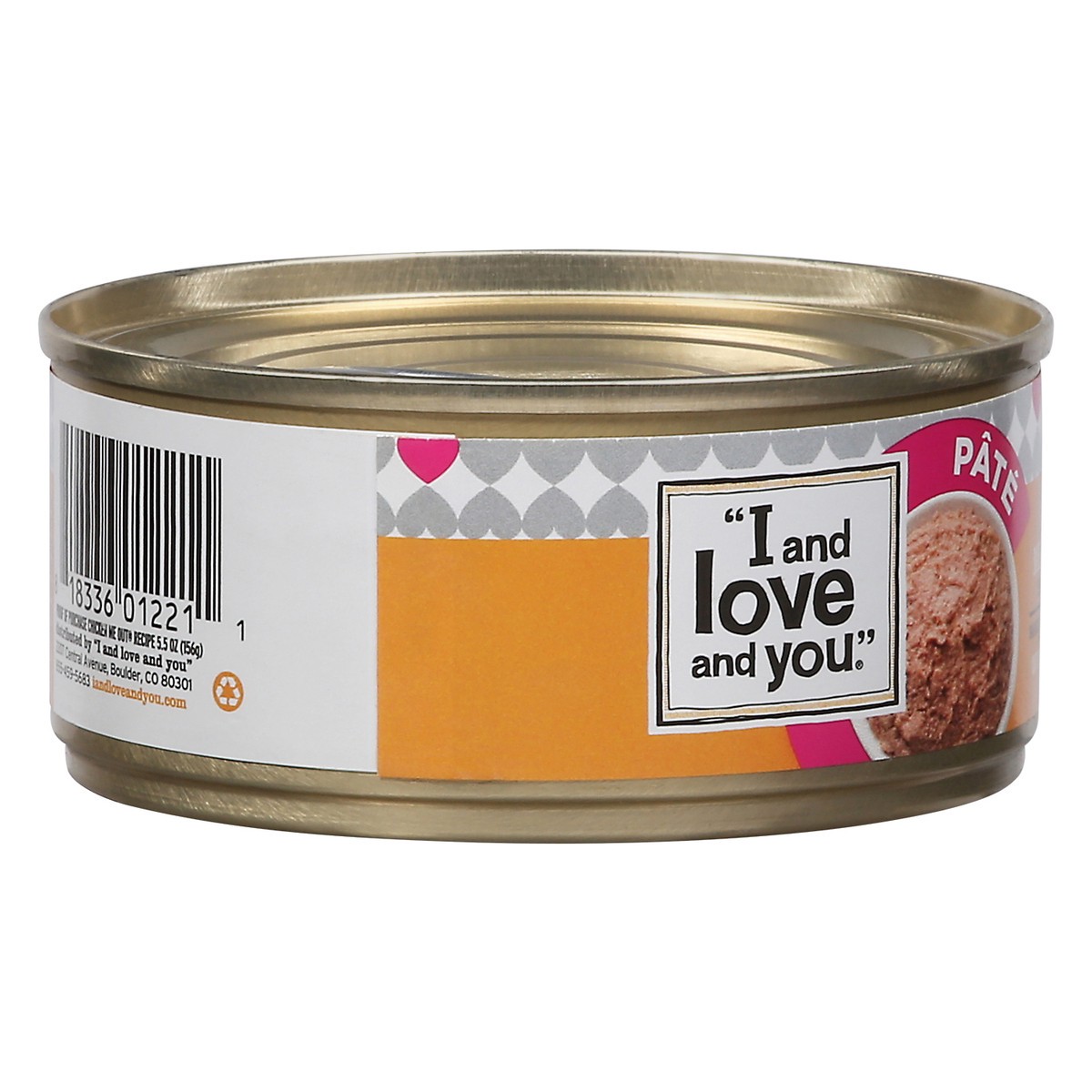 slide 2 of 15, I and Love and You Chicken Me Out Pate Cat Food 5.5 oz, 5.5 oz