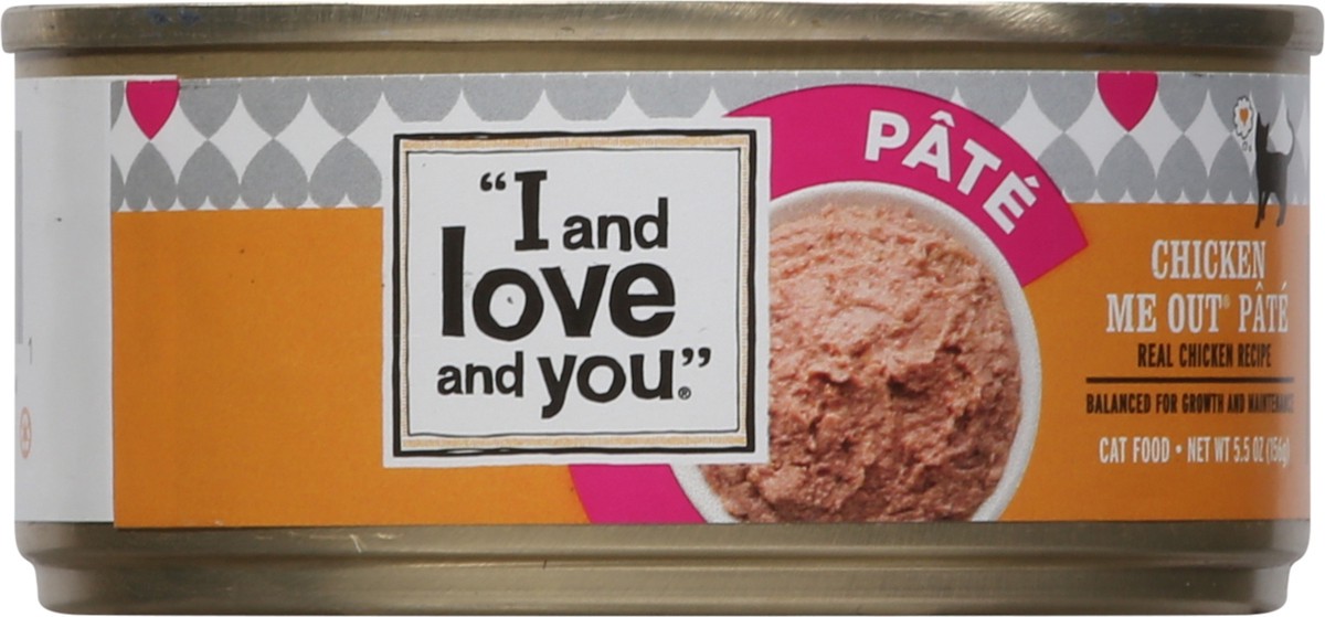 slide 8 of 15, I and Love and You Chicken Me Out Pate Cat Food 5.5 oz, 5.5 oz