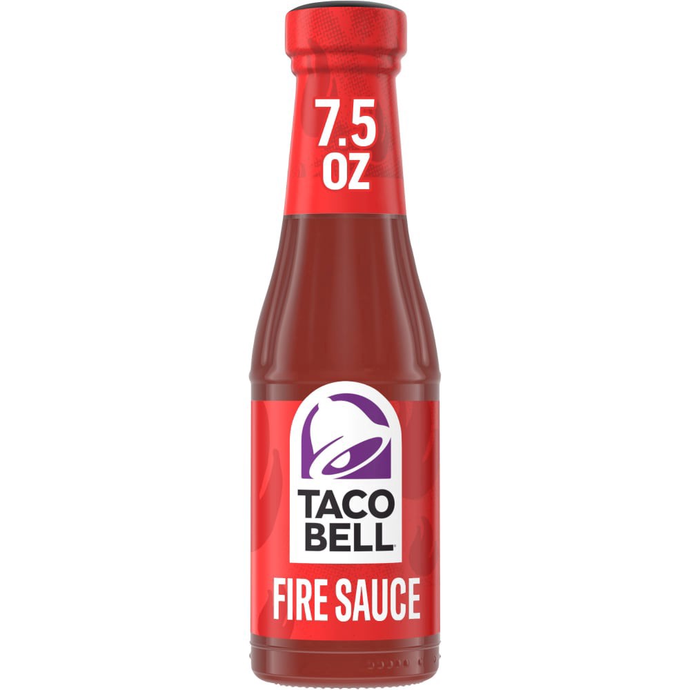 slide 1 of 5, Taco Bell Fire Sauce, 7.5 oz Bottle, 7.5 oz