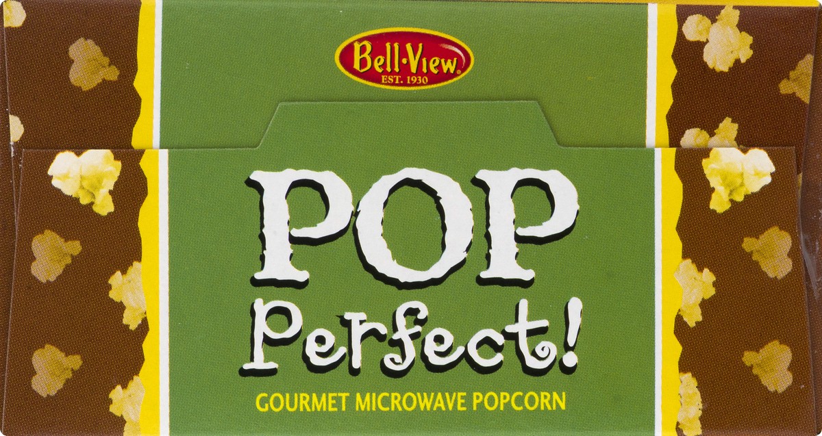 slide 13 of 13, Bell-View Pop Perfect! Gourmet Natural Natural Microwave Popcorn 3 ea, 3 ct