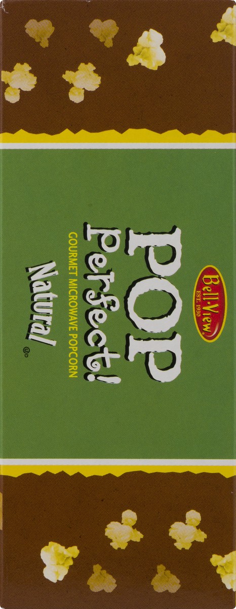 slide 4 of 13, Bell-View Pop Perfect! Gourmet Natural Natural Microwave Popcorn 3 ea, 3 ct
