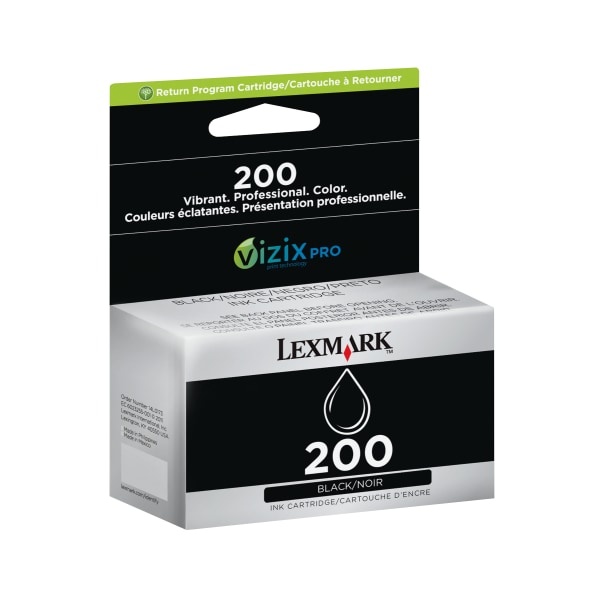 slide 1 of 1, Lexmark 200 Black Ink Cartridge (Lex14L0173), 1 ct