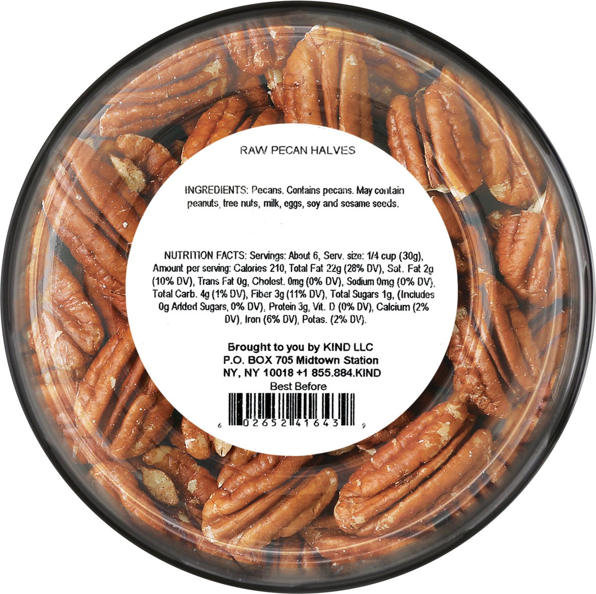 slide 3 of 4, KIND Pecan Halves, 6.0 OZ, 6 oz