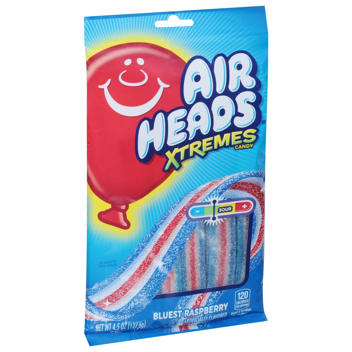 slide 11 of 11, AIRHEADS Ah Xtreme Belts Bluest Rasp Peg, 4.5 oz