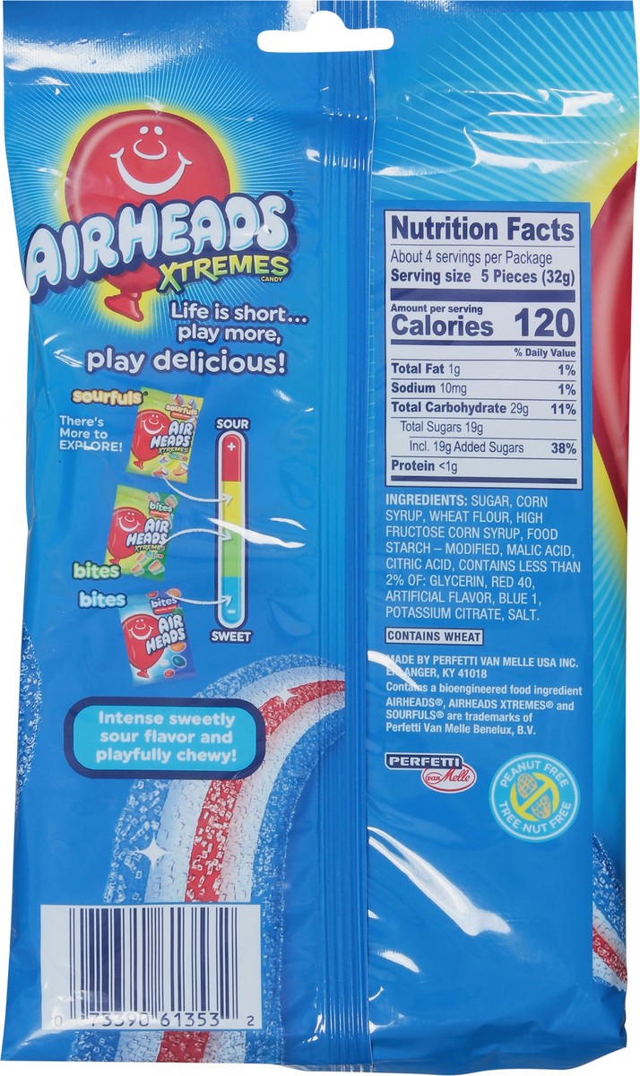 slide 9 of 11, AIRHEADS Ah Xtreme Belts Bluest Rasp Peg, 4.5 oz