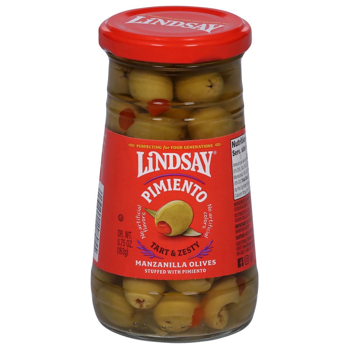 slide 1 of 9, Lindsay Pimiento Manzanilla Olives 5.75 oz, 5.75 oz