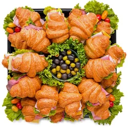 Croissant Sandwich 16 Inch Tray - Each