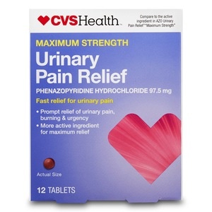 slide 1 of 1, CVS Health Maximum Strength Urinary Pain Relief Tablets, 12ct, 12 ct