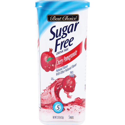 slide 1 of 1, Best Choice Sugar Free Cherry Pomegranate Mix, 5 ct