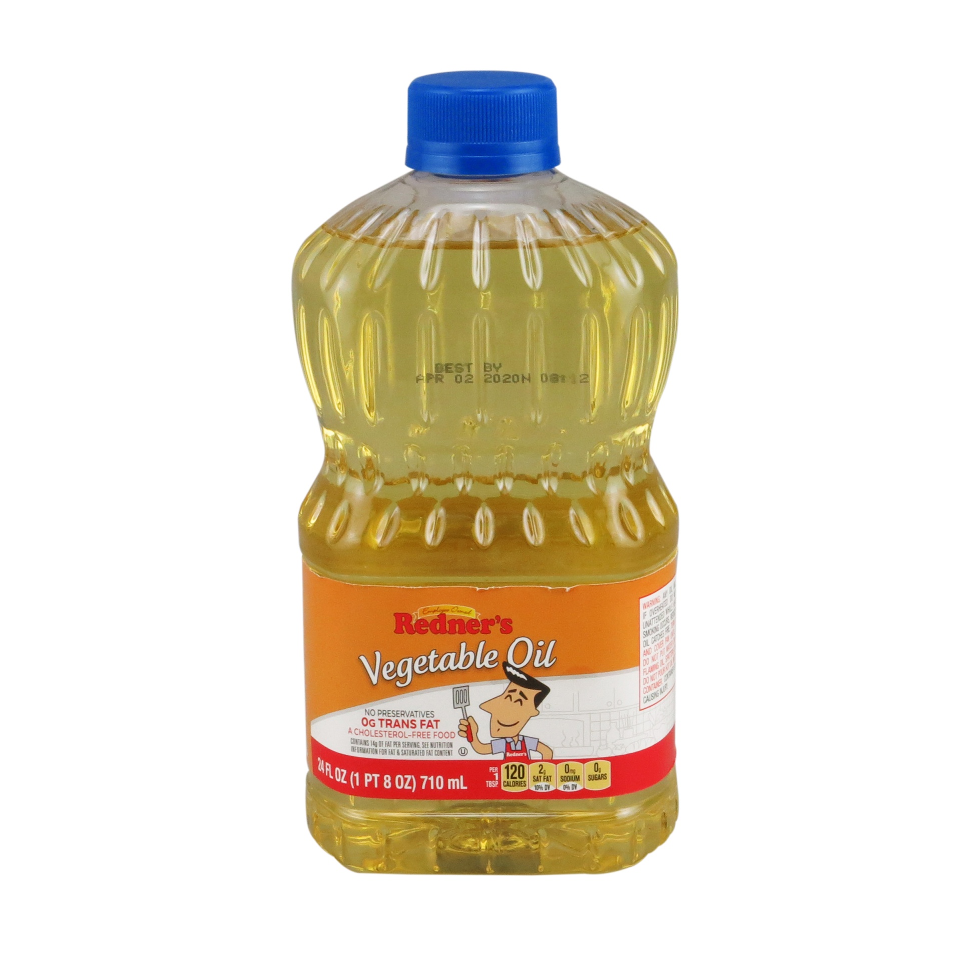 slide 1 of 1, Redner's Vegetable Oil, 24 fl oz