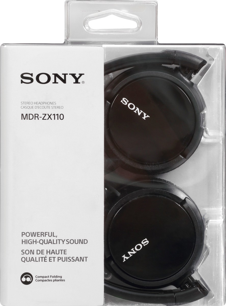 slide 1 of 9, Sony Outdoor Headphones - Black, 1 ct