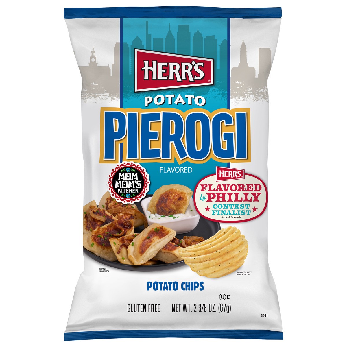 slide 4 of 9, Herr's Pierogi Ripple Chips 2.375oz, 2.38 oz