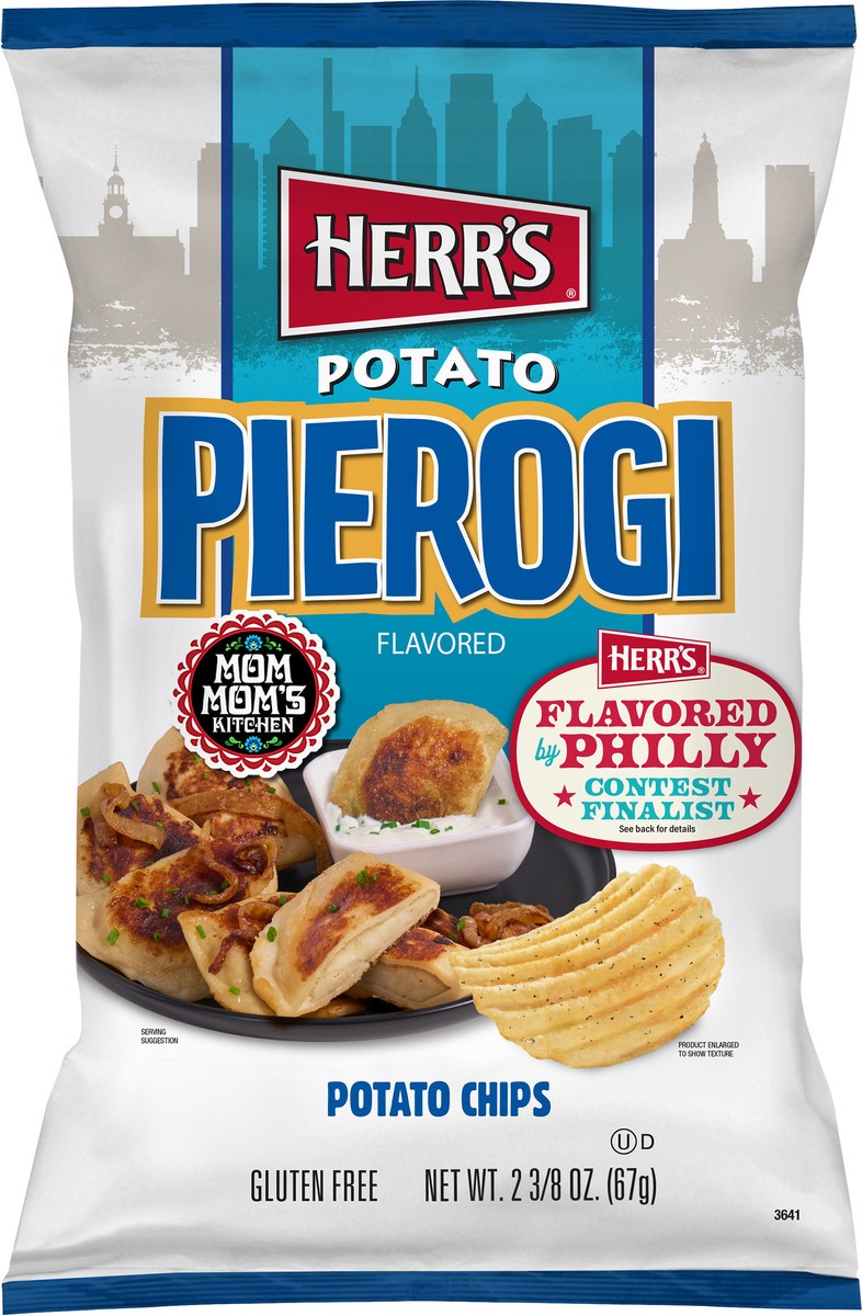 slide 5 of 9, Herr's Pierogi Ripple Chips 2.375oz, 2.38 oz