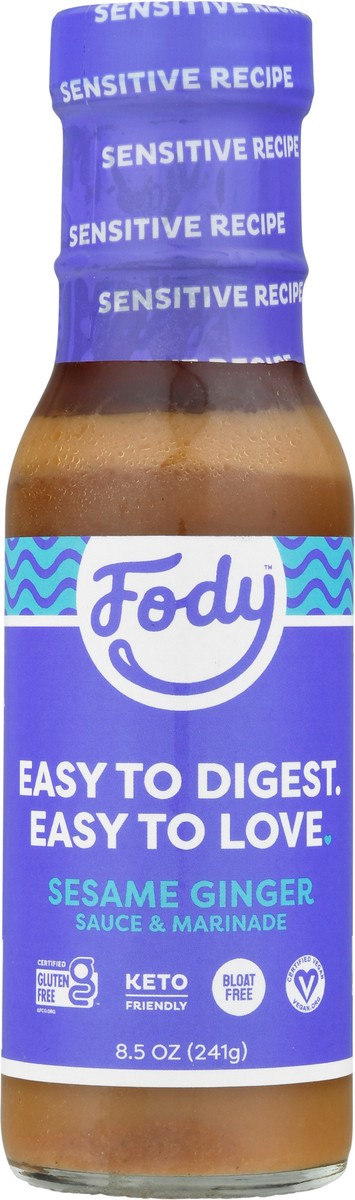 slide 2 of 13, Fody Sesame Ginger Sauce & Marinade, 8.5 oz