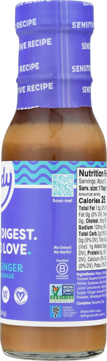 slide 10 of 13, Fody Sesame Ginger Sauce & Marinade, 8.5 oz