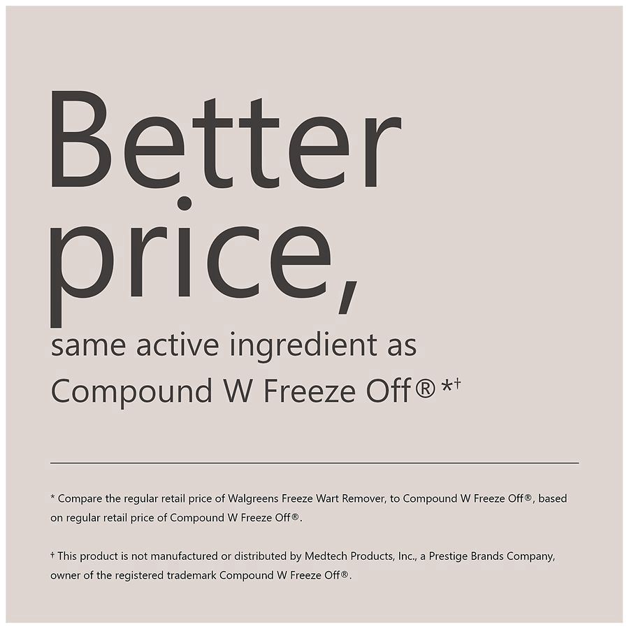 slide 5 of 5, Walgreens Freeze Wart Remover, 2.7 oz