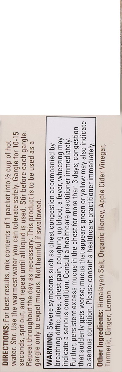 slide 12 of 13, Gargle Away Ginger Lemon Flavor Mucus Care 6 Packets, 6 ct