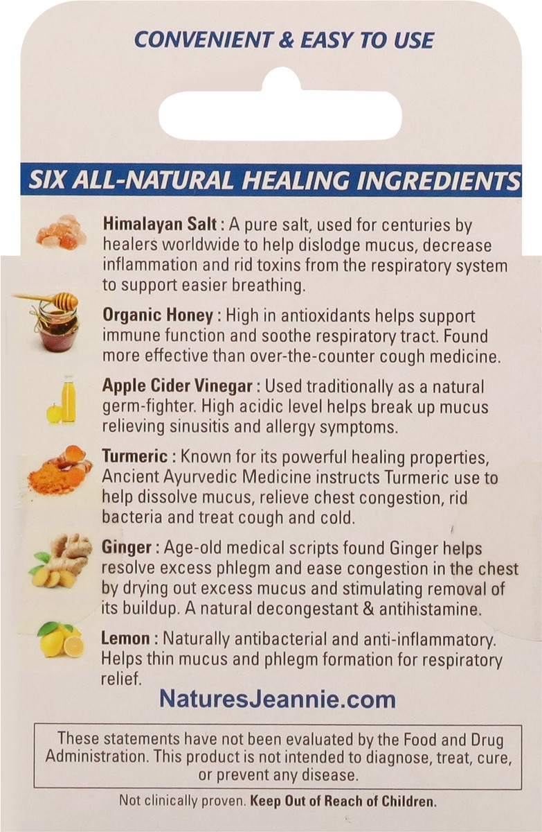 slide 8 of 13, Gargle Away Ginger Lemon Flavor Mucus Care 6 Packets, 6 ct