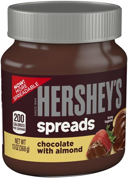 slide 1 of 1, Hershey's Spreads Chocolate With Almond, 13 oz