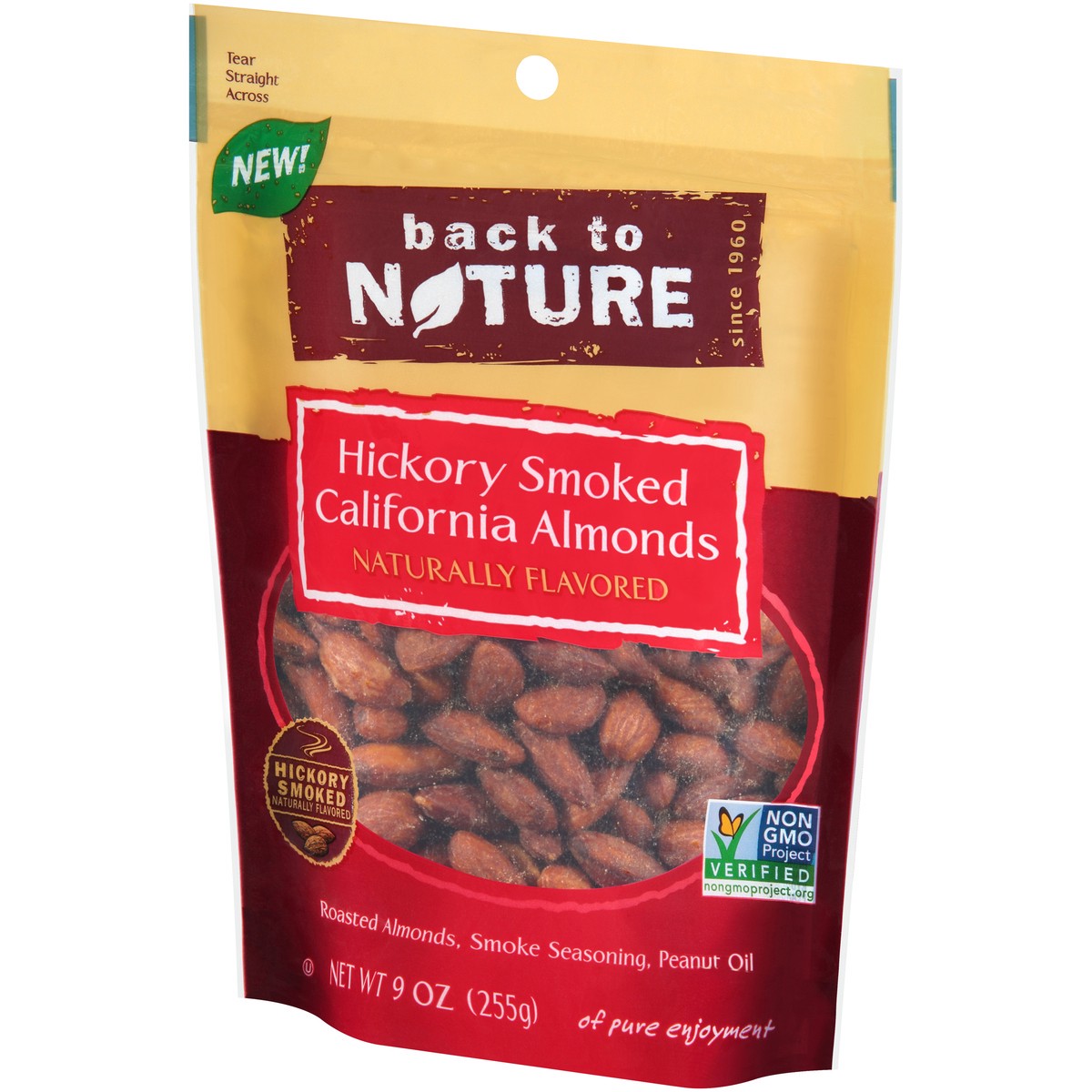 slide 3 of 9, Back to Nature Hickory Smoked California Almonds, 9 oz