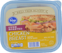 slide 1 of 1, Kroger Deli Thin Sliced Oven Roasted Chicken Breast, 9 oz