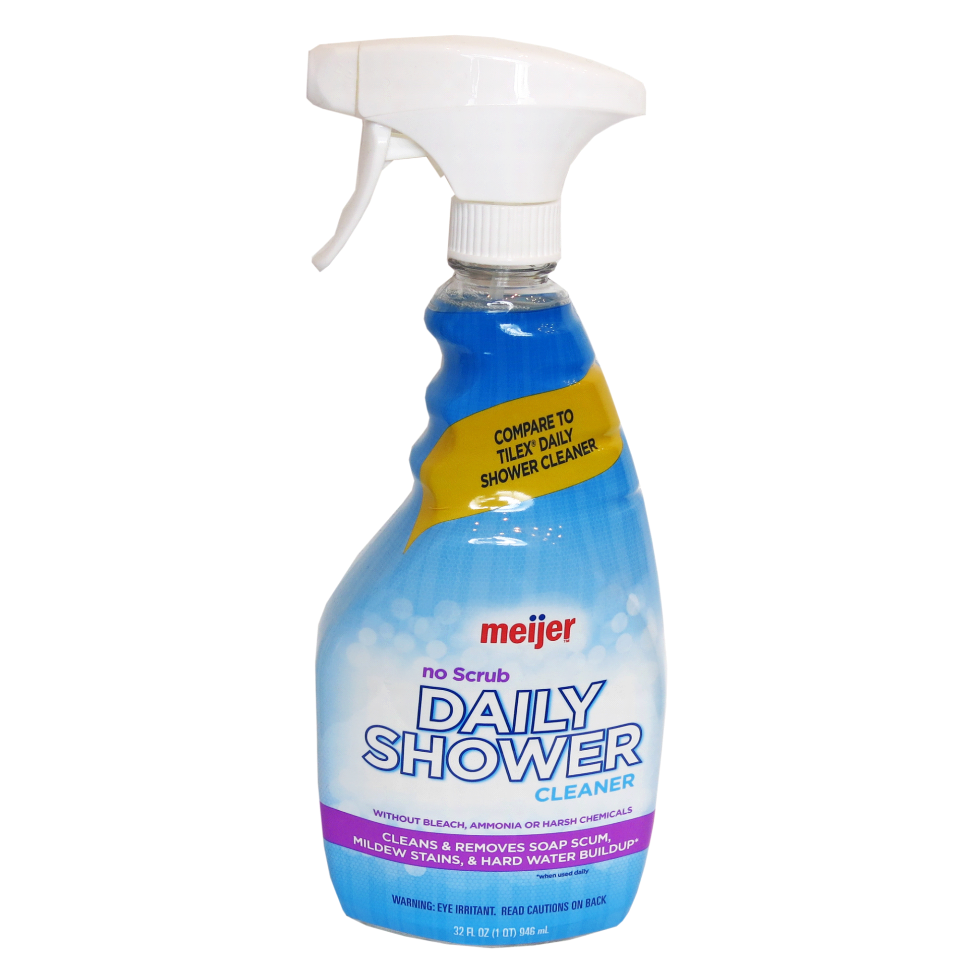 slide 1 of 5, Meijer No Scrub Daily Shower Cleaner, 32 oz