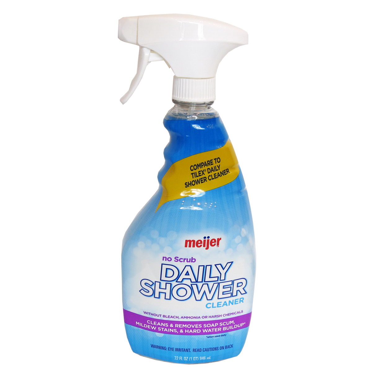 slide 1 of 1, Meijer No Scrub Daily Shower Cleaner, 32 oz