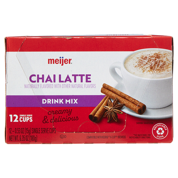 slide 4 of 13, Meijer Chai Latte Coffee Pods - 12 ct, 12 ct