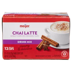 Meijer Chai Latte Coffee Pods - 12 ct