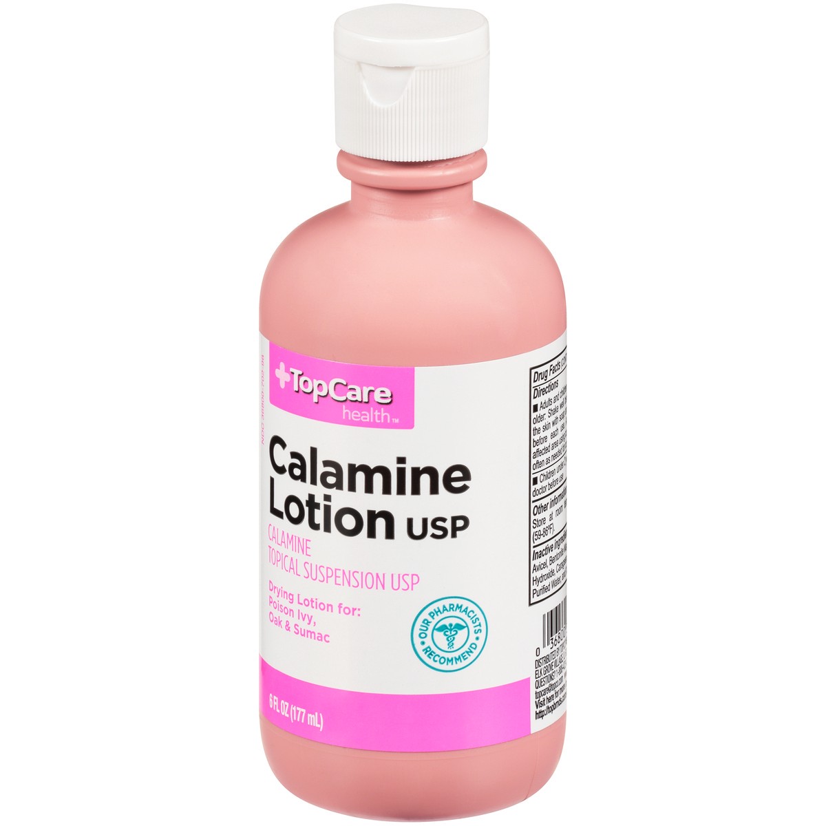 slide 3 of 10, TopCare Calamine Skin Protectant Topical Suspension Usp Lotion, 6 fl oz