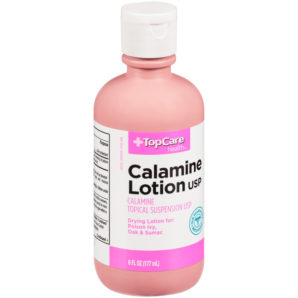 slide 8 of 10, TopCare Calamine Skin Protectant Topical Suspension Usp Lotion, 6 fl oz