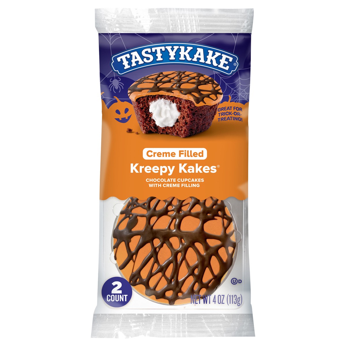 slide 2 of 2, Tastykake Creme Filled Chocolate Kreepy Kakes 2 ea, 2 ct