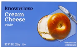 Know & Love Cream Cheese Brk 8 Ounces