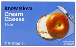 Know & Love Cream Cheese Brk 8 Ounces