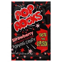 Pop Rocks Strawberry Popping Candy