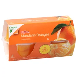 Hy-vee Mandarin Oranges In 100% Juice - 16 oz